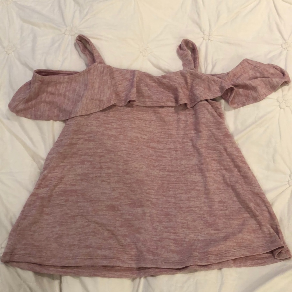 Pink GAP Off the Shoulder Top